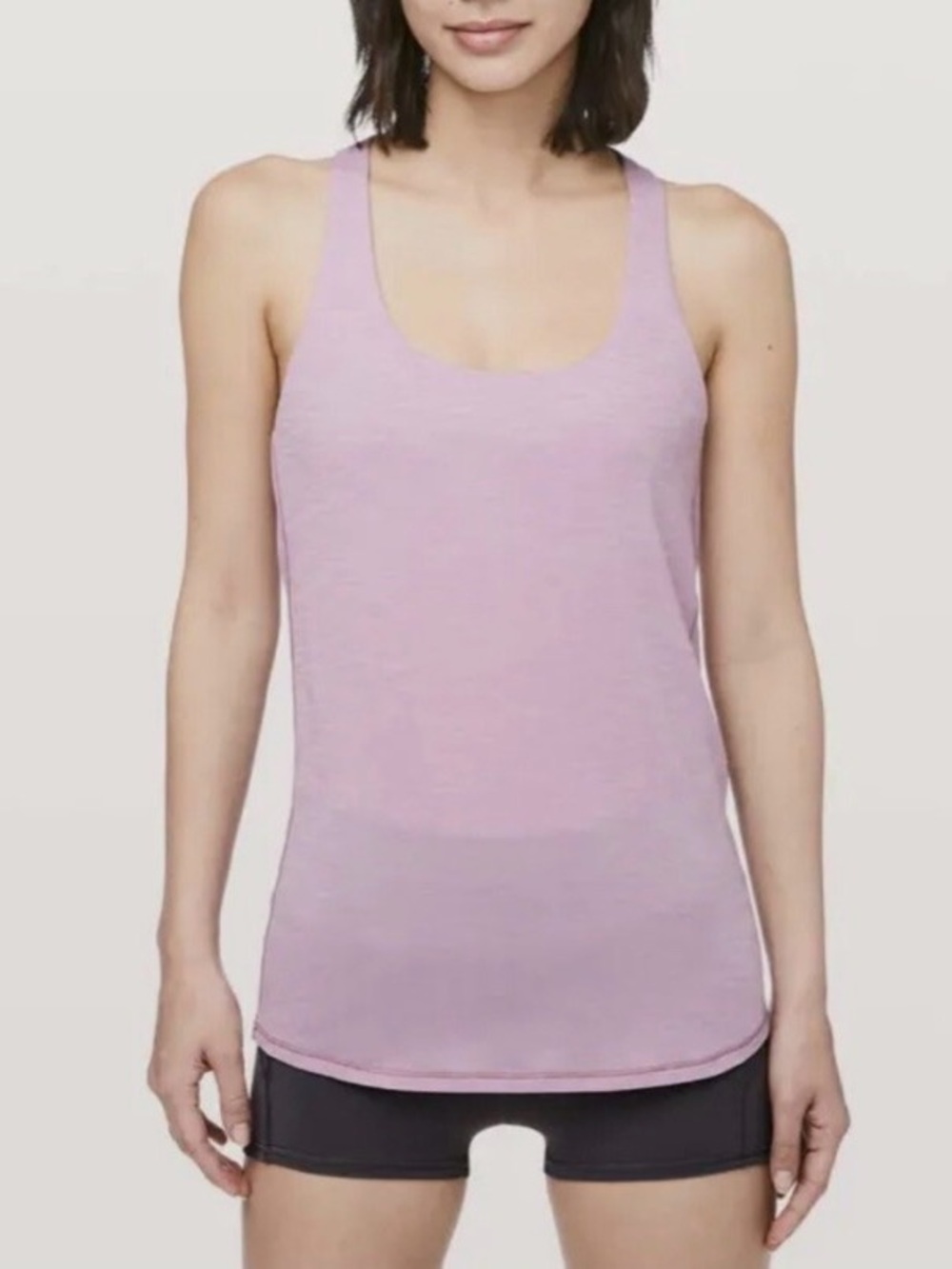 Lululemon Slay the Studio 2 in 1 tank top purple size 12